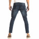 Ανδρικό μπλε τζιν Cargo Jeans σε ροκ στυλ it261018-11 4