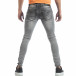 Ανδρικό γκρι Washed Slim Jeans τζιν it040219-14 3