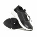 Ανδρικά μαύρα αθλητικά παπούτσια από συνδυασμό υφασμάτων it221018-34 4