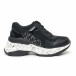 Γυναικεία μαύρα αθλητικά παπούτσια  it281019-12 2