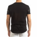 Ανδρική μαύρη κοντομάνικη μπλούζα μακρύ μοντέλο it150419-94 3