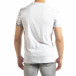 Ανδρική λευκή κοντομάνικη μπλούζα LIFE με πριντ it150419-52 3