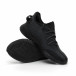 Ανδρικά διχτυωτά γκρι-μαύρα αθλητικά παπούτσια ελαφρύ μοντέλο it260919-22 4