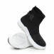 Γυναικεία  slip-on μαύρα αθλητικά παπούτσια με λάστιχο it130819-50 4