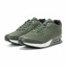 Ανδρικά πράσινα αθλητικά παπούτσια με σόλες αέρα it140918-3 3