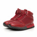 Ανδρικά ψηλά κόκκινα αθλητικά παπούτσια  it130819-25 3