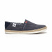Ανδρικά γαλάζια Slip-on sneakers τύπου εσπαντρίγιες it240419-8 2