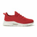 Ανδρικά κόκκινα αθλητικά παπούτσια Hole design ελαφρύ μοντέλο it250119-21 2