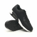 Ανδρικά μαύρα αθλητικά παπούτσια με αερόσολα it251019-8 5