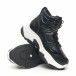 Γυναικεία μαύρα ψηλά αθλητικά παπούτσια τύπου μποτάκια it281019-5 4