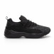 Ανδρικά μαύρα μελάνζ αθλητικά παπούτσια ελαφρύ μοντέλο it240419-21 2