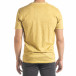 Ανδρική κίτρινη κοντομάνικη μπλούζα Ficko it240420-7 3