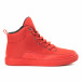 Ανδρικά κόκκινα ψηλά sneakers All red it221018-24 2