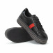 Γυναικεία μαύρα sneakers με στρασάκια και πλατφόρμα it150818-46 4