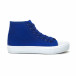 Γυναικεία Basic μπλε ψηλά sneakers  it150319-34 2