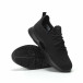 Ανδρικά μαύρα αθλητικά παπούτσια Hole design ελαφρύ μοντέλο it250119-24 5