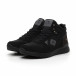 Ανδρικά μαύρα αθλητικά μποτάκια τύπου sneakers it260919-45 4