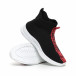 Ανδρικά αθλητικά παπούτσια κάλτσα με κόκκινη επιγραφή it260919-3 5