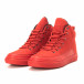 Ανδρικά κόκκινα ψηλά sneakers All red it221018-24 3