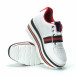 Γυναικεία λευκά sneakers με πλατφόρμα και πολύχρωμες διακοσμήσεις it250119-66 5