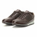 Ανδρικά καφέ αθλητικά παπούτσια κλασικό μοντέλο it221018-30 3