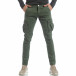 Ανδρικό πράσινο παντελόνι με cargo τσέπες it040219-39 3