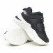 Γυναικεία μαύρα αθλητικά παπούτσια με χοντρή σόλα it281019-3 4