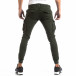Ανδρικό σκούρο πράσινο παντελόνι Cargo Jogger it250918-4 5