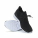 Ανδρικά μαύρα πλεκτά αθλητικά παπούτσια  it190219-2 4