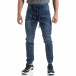 Ανδρικό μπλέ Jogger Jeans σε ροκ στυλ it170819-60 2