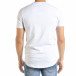 Ανδρική λευκή κοντομάνικη μπλούζα Flex Style iv080520-49 3
