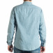 Ανδρικό γαλάζιο πουκάμισο lp290918-178 3