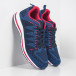 Ανδρικά υφασμάτινα αθλητικά παπούτσια σε μπλε και κόκκινο it251019-6 3