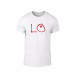 Κοντομάνικη μπλούζα Love λευκό Χρώμα Μέγεθος M TMNLPM052M 2