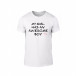 Κοντομάνικη μπλούζα The Awesome Boy & Girl λευκό Χρώμα Μέγεθος M TMNLPM066M 2