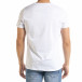 Ανδρική λευκή κοντομάνικη μπλούζα Lagos tr080520-25 3