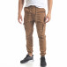 Ανδρικό παντελόνι Cargo Jogger σε χρώμα camel  8120 tr240420-33 2