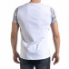 Ανδρική λευκή κοντομάνικη μπλούζα Lagos tr110320-33 3