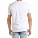 Ανδρική λευκή κοντομάνικη μπλούζα Breezy tr080520-8 3