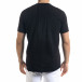 Ανδρική μαύρη κοντομάνικη μπλούζα Black Island tr110320-79 3