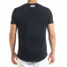 Ανδρική μαύρη κοντομάνικη μπλούζα Breezy tr080520-1 4