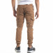 Ανδρικό παντελόνι Cargo Jogger σε χρώμα camel  8120 tr240420-33 4