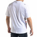 Ανδρική λευκή κοντομάνικη μπλούζα SAW tr110320-10 3