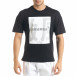 Ανδρική μαύρη κοντομάνικη μπλούζα Breezy tr080520-9 2