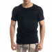 Ανδρική μαύρη κοντομάνικη μπλούζα Lagos tr110320-19 2