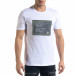 Ανδρική λευκή κοντομάνικη μπλούζα Breezy tr110320-35 2