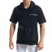 Ανδρική μαύρη κοντομάνικη μπλούζα Breezy tr110320-55 2
