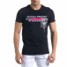 Ανδρική μαύρη κοντομάνικη μπλούζα Lagos tr110320-31 2