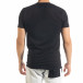 Ανδρική μαύρη κοντομάνικη μπλούζα Clang tr080520-42 3