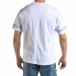 Ανδρική λευκή κοντομάνικη μπλούζα SAW tr110320-13 3